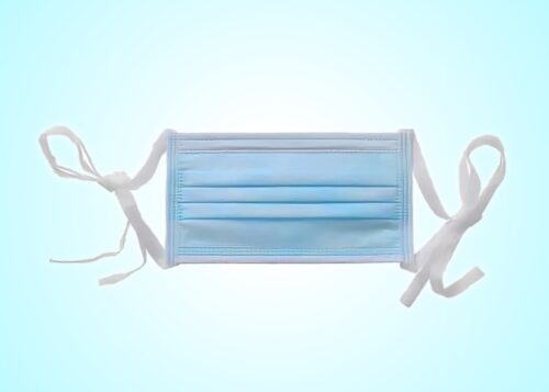 Disposable 3 Ply Face Mask with Tie loop