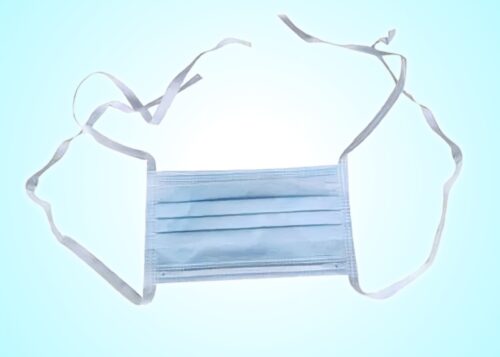 Disposable 3 Ply Face Mask with Tie loop - Image 2
